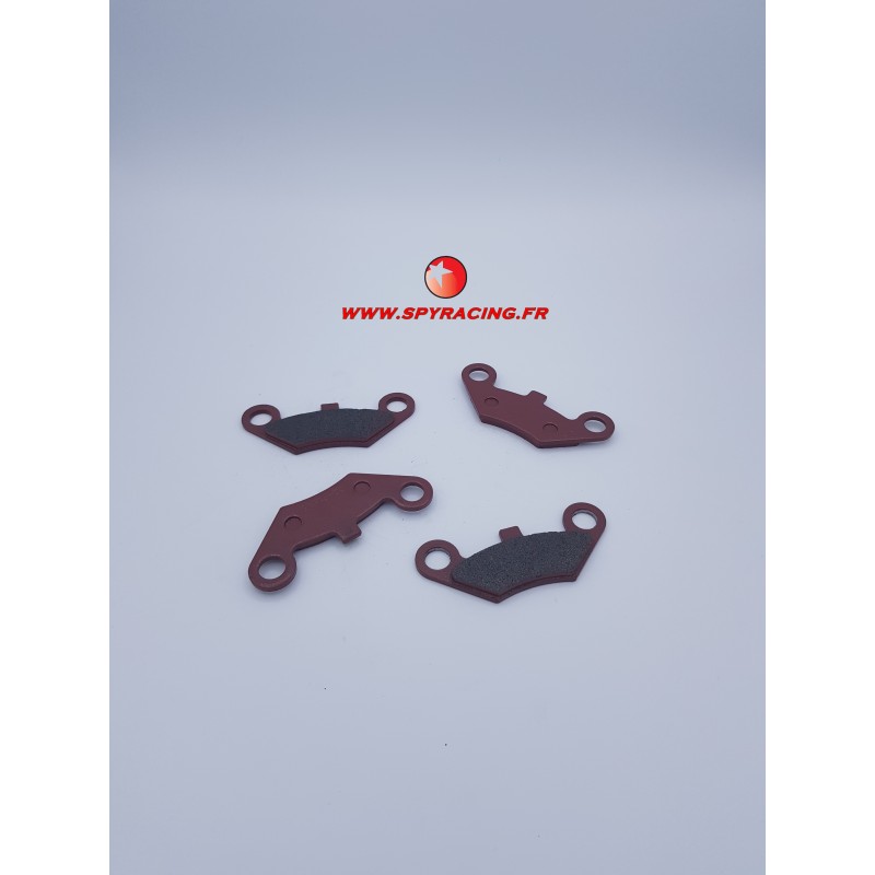 JEU DE PLAQUETTE AVANT FREIN SPY RACING E8
